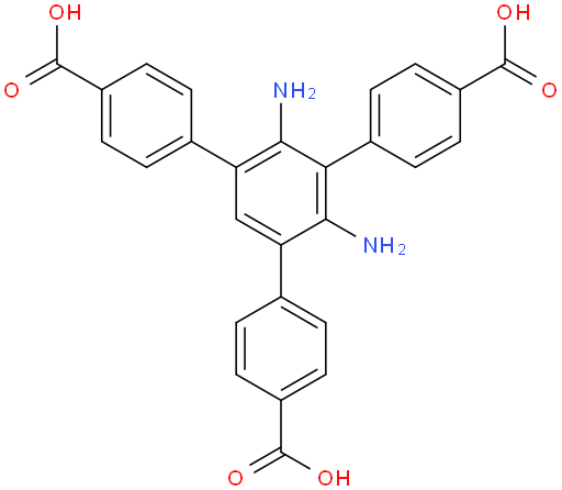 2',4'-diamino-5'-(4-carboxyphenyl)-[1,1':3',1"-terphenyl]-4,4"-dicarboxylic acid