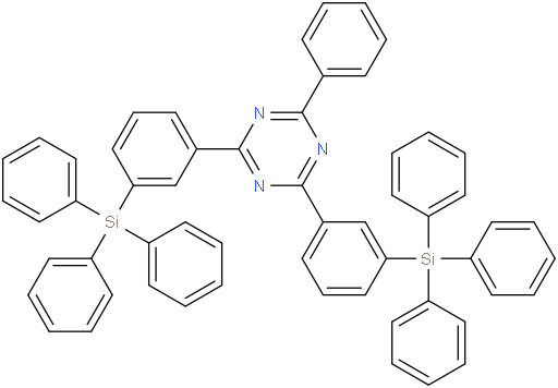 2-Phenyl-4,6-bis(3-(triphenylsilyl)phenyl)-1,3,5-triazine