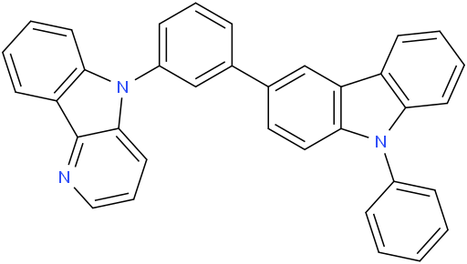 5-(3-(9-Phenyl-9H-carbazol-3-yl)phenyl)-5H-pyrido[3,2-b]indole