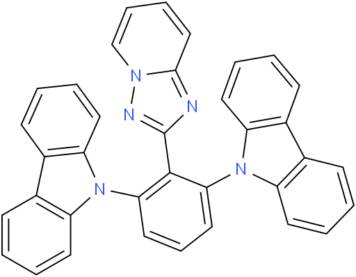 9,9'-(2-([1,2,4]Triazolo[1,5-a]pyridin-2-yl)-1,3-phenylene)bis(9H-carbazole)