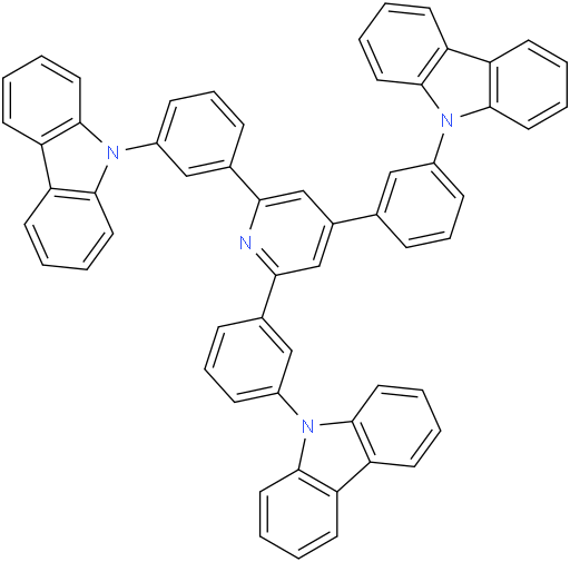 9,9',9''-(Pyridine-2,4,6-triyltris(benzene-3,1-diyl))tris(9H-carbazole)